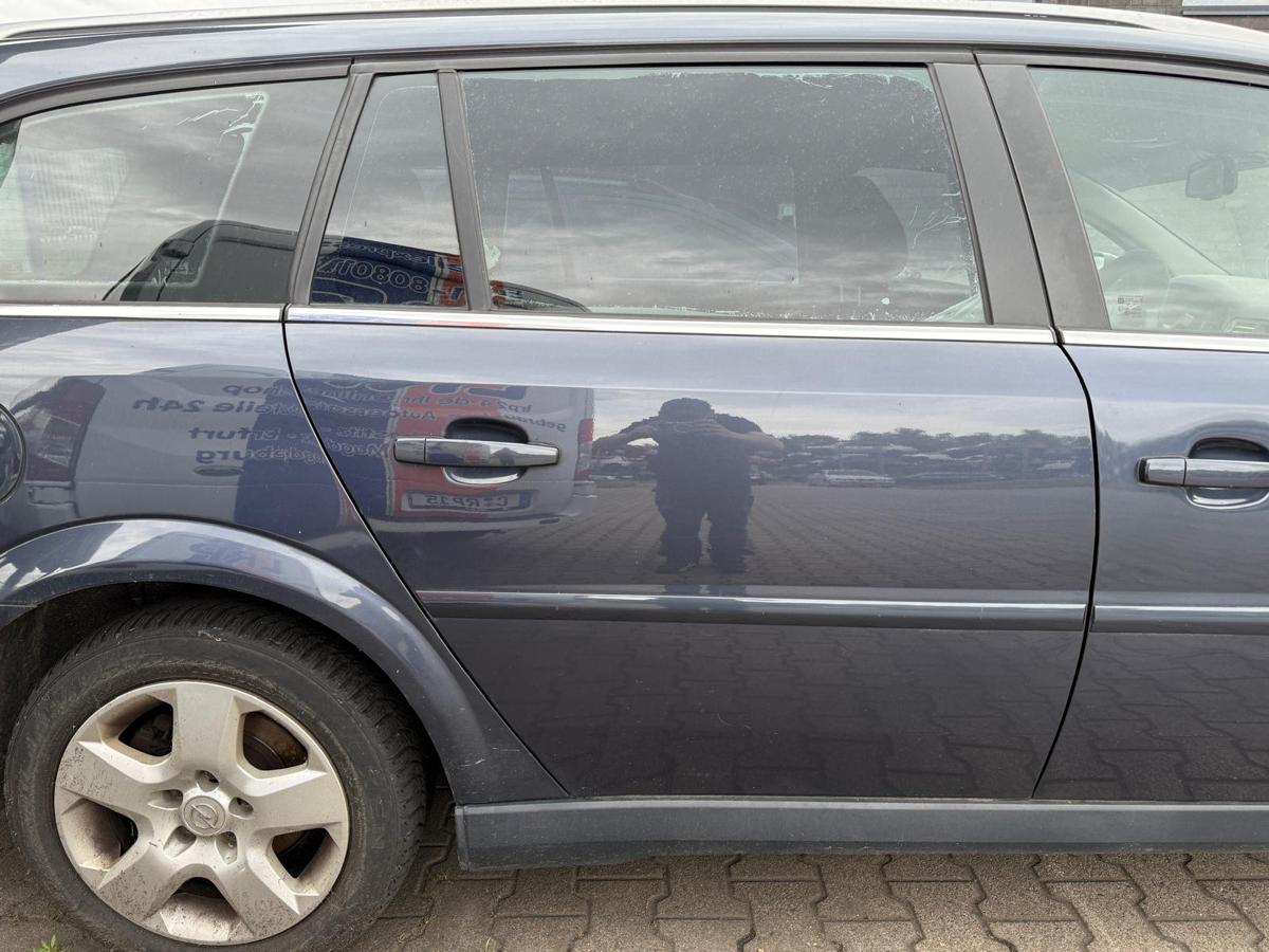 Opel Vectra C original Tür hinten rechts Z168 Metroblau Perl Caravan Rohbau BJ06